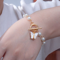 New Bohemian Gold Pearl Bead Bracelet Chains Multilayer Bracelet for Girls Punk Jewelry 2021 trend Lady charms Women‘s Bracelett