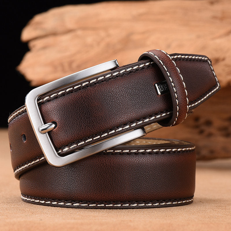 Luxury Designer Brown Vintage Waist Belt