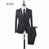 costume homme Party Business Men's Two-piece Suit (coat + Pants) Casual Suit For Men Large Size Suit Wedding trajes de hombre