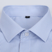 Summer S~8xl men's striped short sleeve dress shirt