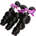 Brazilian Hair Weave Loose Wave Bundles 100% Human Hair