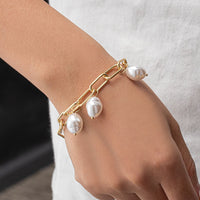 New Bohemian Gold Pearl Bead Bracelet Chains Multilayer Bracelet for Girls Punk Jewelry 2021 trend Lady charms Women‘s Bracelett