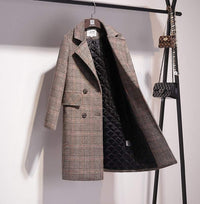 Commuter all-match suit collar woolen jacket