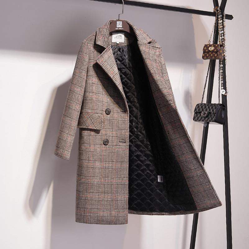 Commuter all-match suit collar woolen jacket