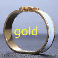 Trend H  Brand Pink Women's Bracelet Luxury Original Jewelry Designer Colorful Enamel Fashion Lover Gift