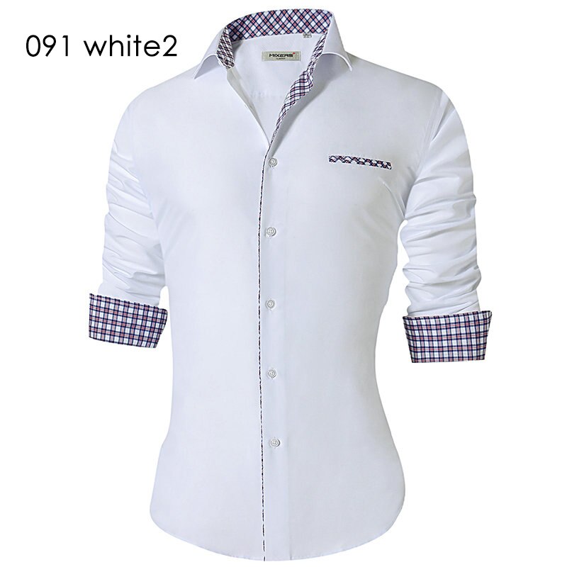 Men's Casual Shirt Slim Fit Men's Casual Button Down Shirt Long Sleeve Formal Dress Shirts Men Male Clothing Camisa