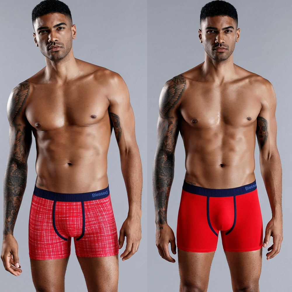 Soft Boxers Shorts Men's Panties Set