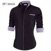 Men's Casual Shirt Slim Fit Men's Casual Button Down Shirt Long Sleeve Formal Dress Shirts Men Male Clothing Camisa