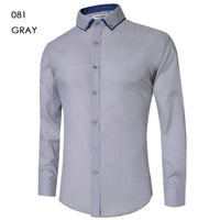 Men's Casual Shirt Slim Fit Men's Casual Button Down Shirt Long Sleeve Formal Dress Shirts Men Male Clothing Camisa