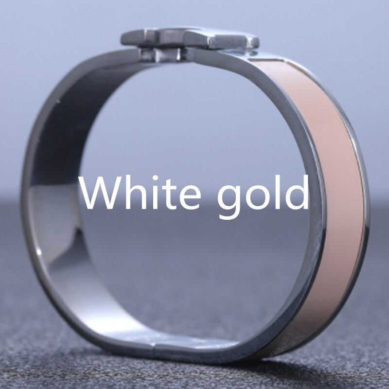 Trend H  Brand Pink Women's Bracelet Luxury Original Jewelry Designer Colorful Enamel Fashion Lover Gift