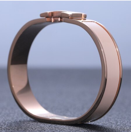 Trend H  Brand Pink Women's Bracelet Luxury Original Jewelry Designer Colorful Enamel Fashion Lover Gift