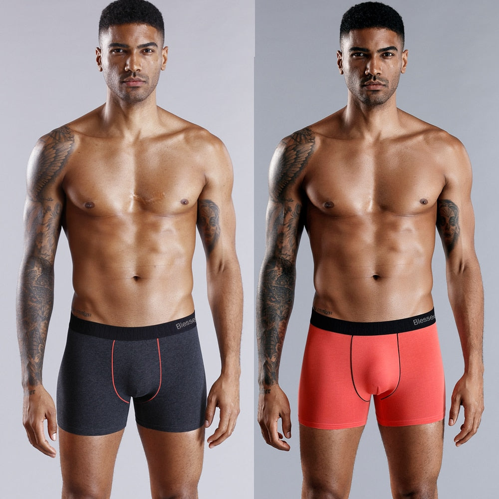 Soft Boxers Shorts Men's Panties Set