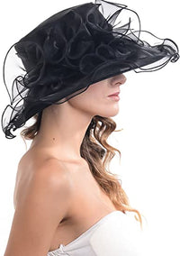 FORBUSITE Kentucky Derby Church Hats for Women Dress Wedding Hat