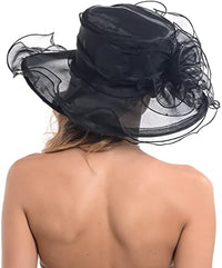 FORBUSITE Kentucky Derby Church Hats for Women Dress Wedding Hat