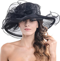 FORBUSITE Kentucky Derby Church Hats for Women Dress Wedding Hat