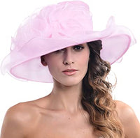 FORBUSITE Kentucky Derby Church Hats for Women Dress Wedding Hat