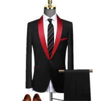 Men Autumn Wedding Party Three Pieces Jacket Trousers Set Large Size 5XL 6XL Male Blazer Coat Pants Vest Fashion Slim Fit Suit