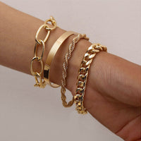 New Bohemian Gold Pearl Bead Bracelet Chains Multilayer Bracelet for Girls Punk Jewelry 2021 trend Lady charms Women‘s Bracelett