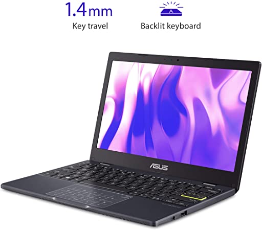 ASUS Laptop L210 Ultra Thin Laptop, 11.6” HD Display, Intel Celeron N4020 Processor, 4GB RAM, 64GB Storage, NumberPad, Windows 10 Home in S Mode with One Year of Microsoft 365 Personal, L210MA-DB01