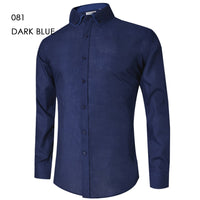 Men's Casual Shirt Slim Fit Men's Casual Button Down Shirt Long Sleeve Formal Dress Shirts Men Male Clothing Camisa