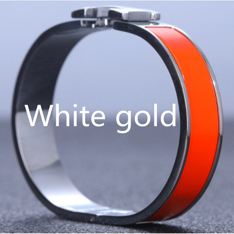 Trend H  Brand Pink Women's Bracelet Luxury Original Jewelry Designer Colorful Enamel Fashion Lover Gift