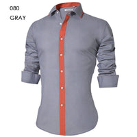 Men's Casual Shirt Slim Fit Men's Casual Button Down Shirt Long Sleeve Formal Dress Shirts Men Male Clothing Camisa