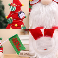 Gnome Christmas Luminous Faceless Doll Merry Christmas Hanging Dwarf Pendant Decor for Home Xmas New Year Navidad Noel Gift 2023