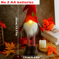 Gnome Christmas Luminous Faceless Doll Merry Christmas Hanging Dwarf Pendant Decor for Home Xmas New Year Navidad Noel Gift 2023