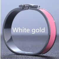 Trend H  Brand Pink Women's Bracelet Luxury Original Jewelry Designer Colorful Enamel Fashion Lover Gift