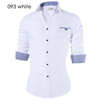 Men's Casual Shirt Slim Fit Men's Casual Button Down Shirt Long Sleeve Formal Dress Shirts Men Male Clothing Camisa