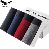 4pcs/lot Male Panties Cotton Men's Underwear Boxers