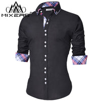 Men's Casual Shirt Slim Fit Men's Casual Button Down Shirt Long Sleeve Formal Dress Shirts Men Male Clothing Camisa