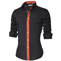 Men's Casual Shirt Slim Fit Men's Casual Button Down Shirt Long Sleeve Formal Dress Shirts Men Male Clothing Camisa