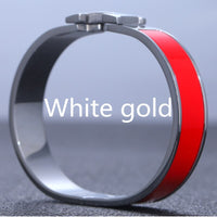 Trend H  Brand Pink Women's Bracelet Luxury Original Jewelry Designer Colorful Enamel Fashion Lover Gift