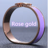 Trend H  Brand Pink Women's Bracelet Luxury Original Jewelry Designer Colorful Enamel Fashion Lover Gift
