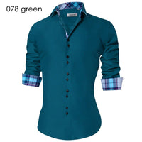 Men's Casual Shirt Slim Fit Men's Casual Button Down Shirt Long Sleeve Formal Dress Shirts Men Male Clothing Camisa