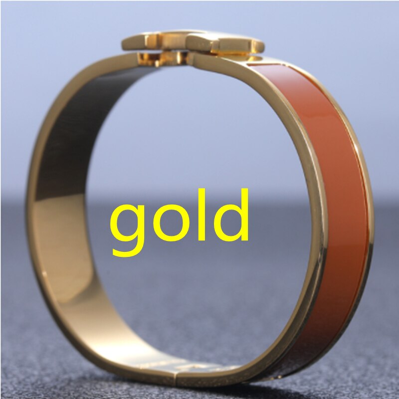 Trend H  Brand Pink Women's Bracelet Luxury Original Jewelry Designer Colorful Enamel Fashion Lover Gift