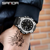 Sports Men's Watches Top Brand Luxury Military Quartz Watch