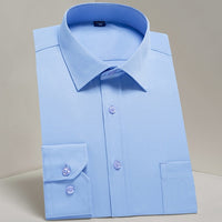 Men's Classic Long Sleeve Formal Dress Shirt