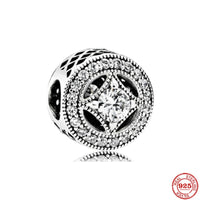 New 925 Sterling Silver Sparkling Freehand Jewelry For Women