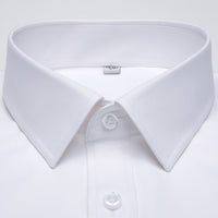 Men's Long Sleeve Standard-fit Solid Basic Dress Shirt