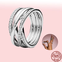 925 Sterling Silve Rings For Women Wholesale Popular Flower Lucky Rings For Women Jewelry Making Dorpshipping rings 2021 trend