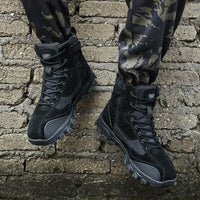 Lace Up Tactical Boot Sneakers