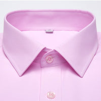 Men's Long Sleeve Standard-fit Solid Basic Dress Shirt