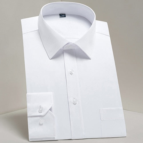 Men's Classic Long Sleeve Formal Dress Shirt