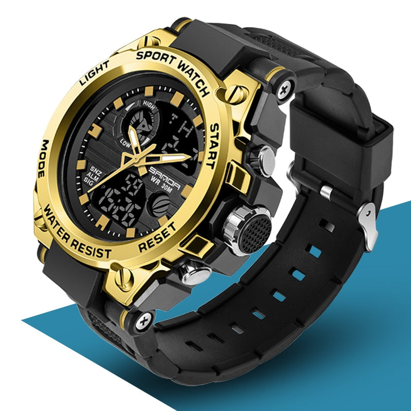 Sports Men's Watches Top Brand Luxury Military Quartz Watch