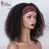 4B 4C Afro Kinky Curly Headband Wig Human Hair Brazilian Headband Wigs For Black Women Full Machine Made Wig Ever Beauty Remy