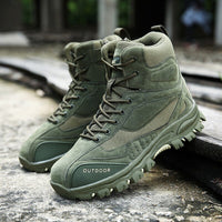 Lace Up Tactical Boot Sneakers