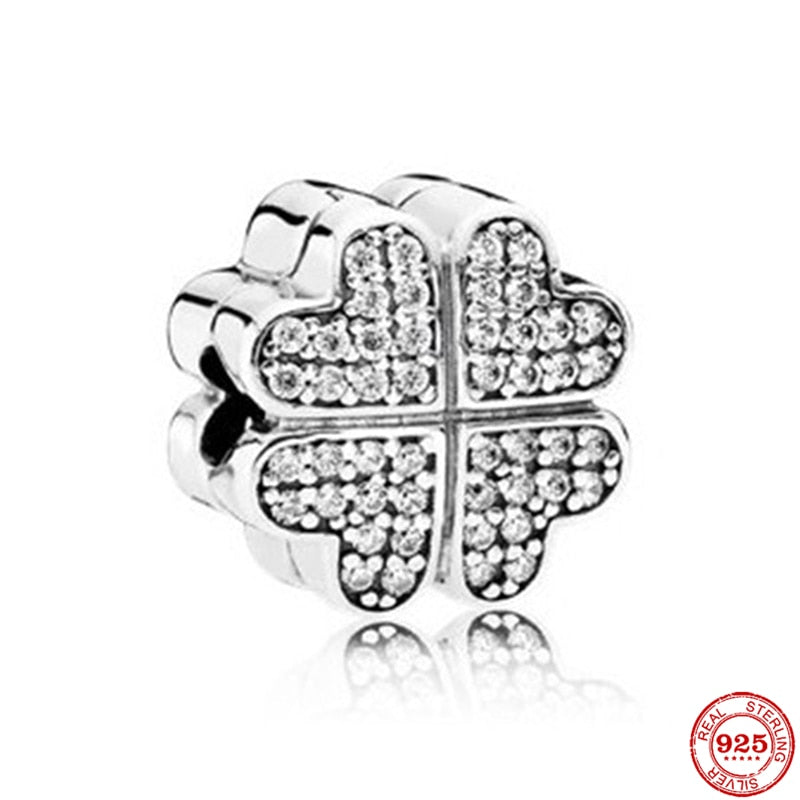 New 925 Sterling Silver Sparkling Freehand Jewelry For Women