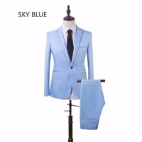 costume homme Party Business Men's Two-piece Suit (coat + Pants) Casual Suit For Men Large Size Suit Wedding trajes de hombre